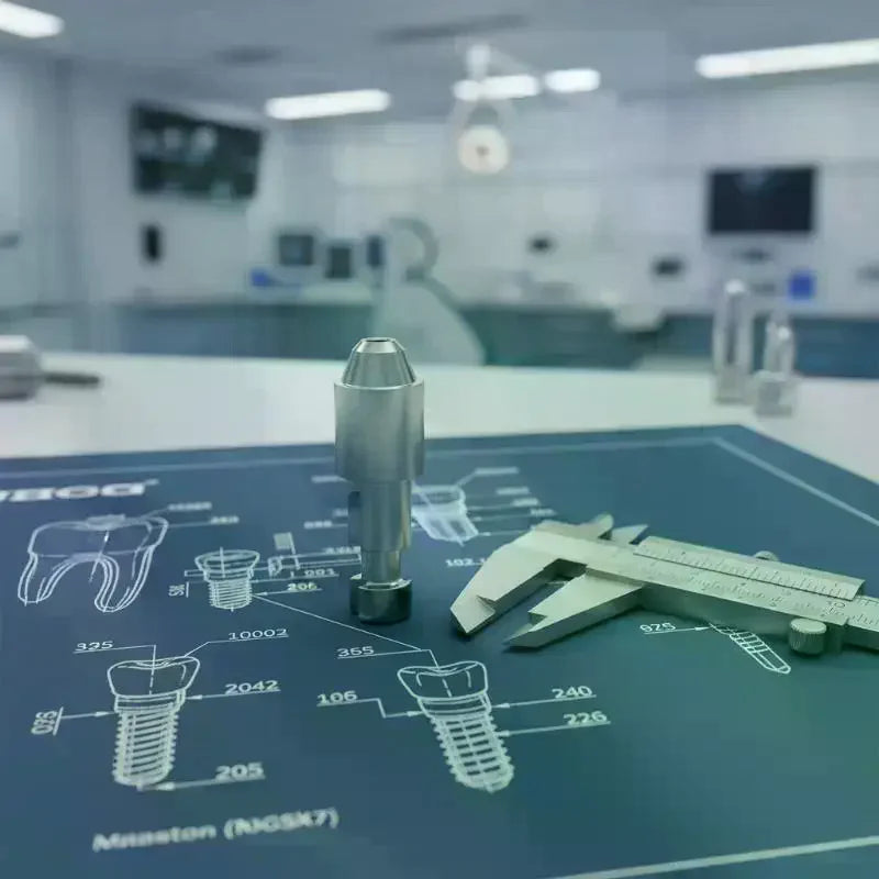 Titanium Multi Unit Analog Screw Retained Prosthetic Component