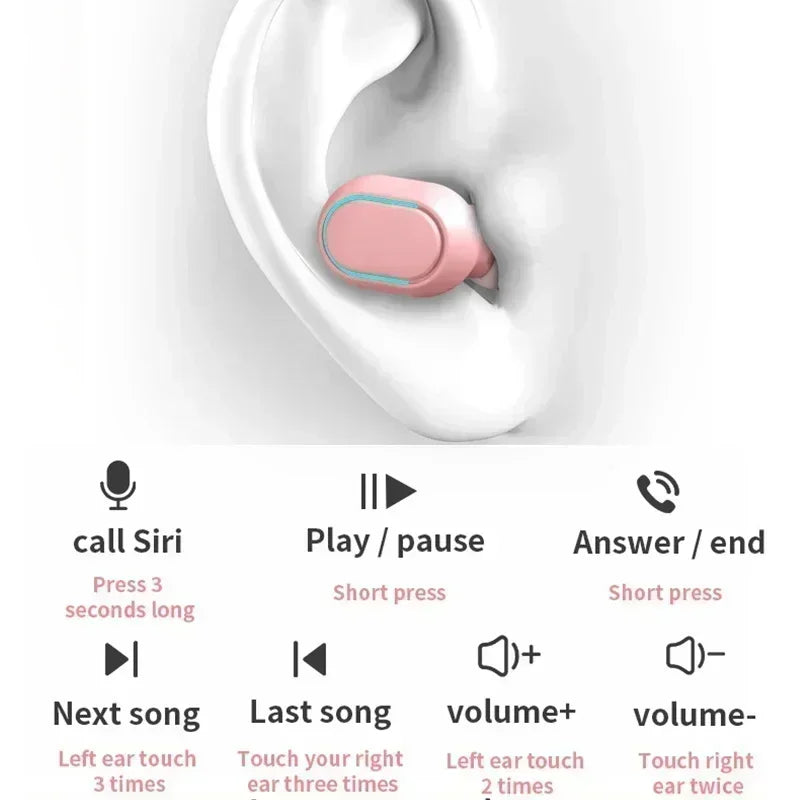 Original E7S Wireless Bluetooth Headset with Mic LED Display Earbuds TWS Earphone Bluetooth Headphones Oasis Select