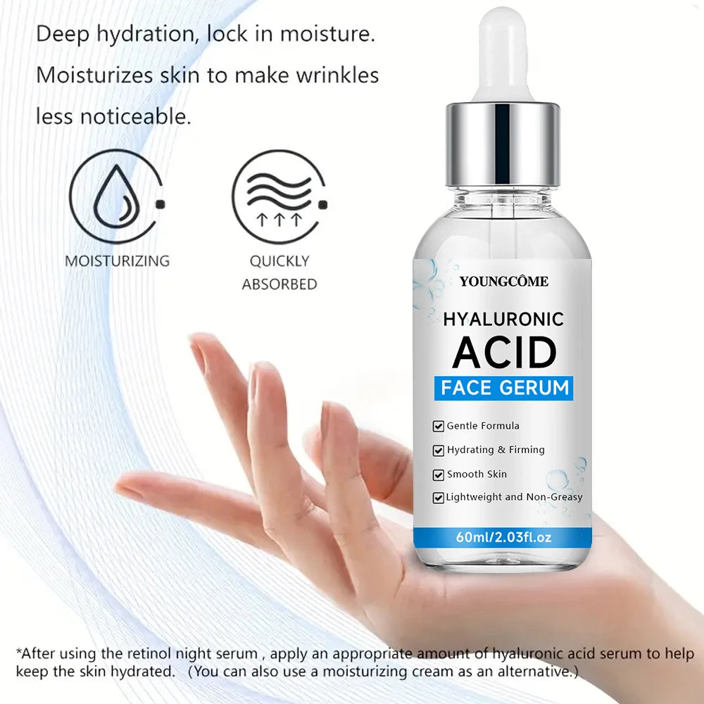 YOUNGCOME Hyaluronic Acid & Centella Asiatica Face Serum Hyaluronic Acid Serum Oasis Select