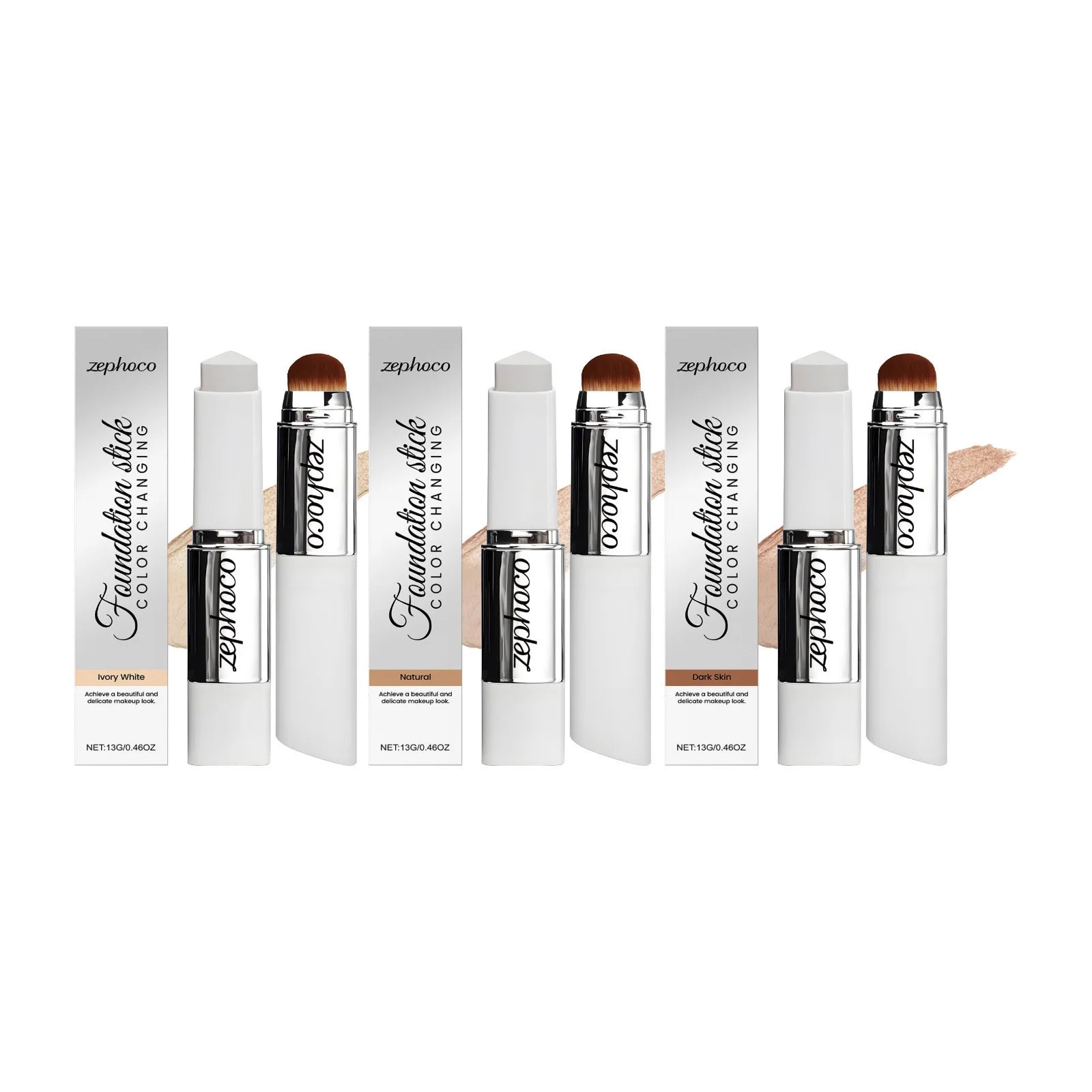 Zephoco Color-Changing Concealer Foundation Stick – Matte