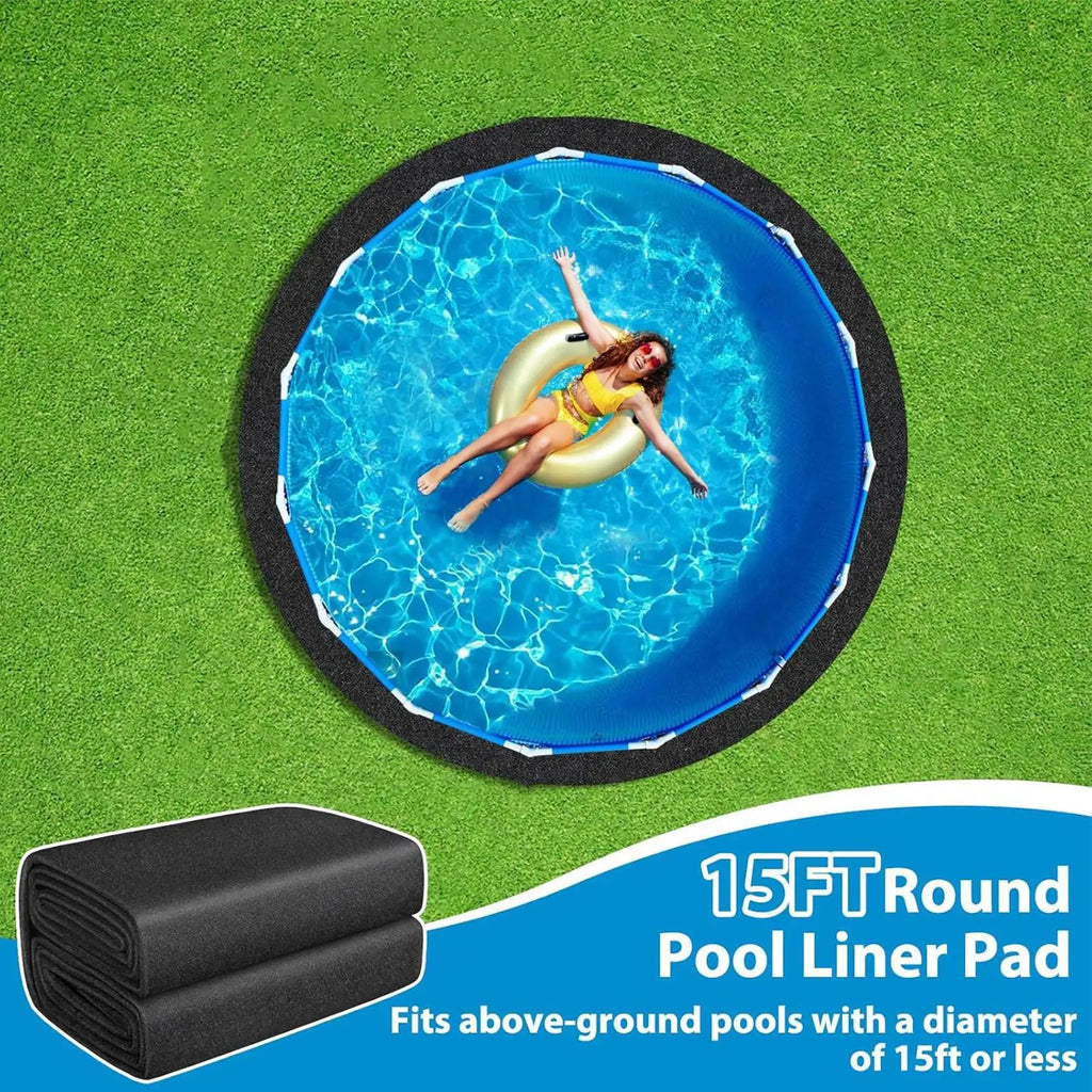 Tarp for Under Pool Flooring Bottom Mat Waterproof Pool Ground Pad for Gravel Cement Concrete Ground Lawn Outdoor Camping Summer Oasis Select