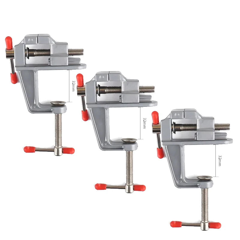 3.5" Aluminum Mini Bench Vise – Jewelers Hobby Clamp Tool