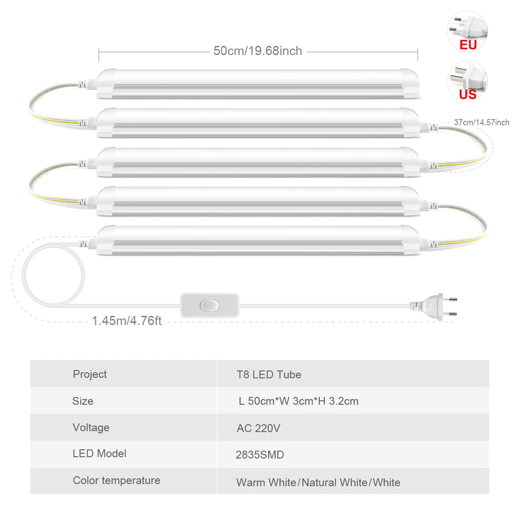 T8 25W High Brightness LED Fluorescent Tubes Are Suitable for Lighting Spacious Areas in Shopping Malls,Hotels,Exhibition Halls Oasis Select