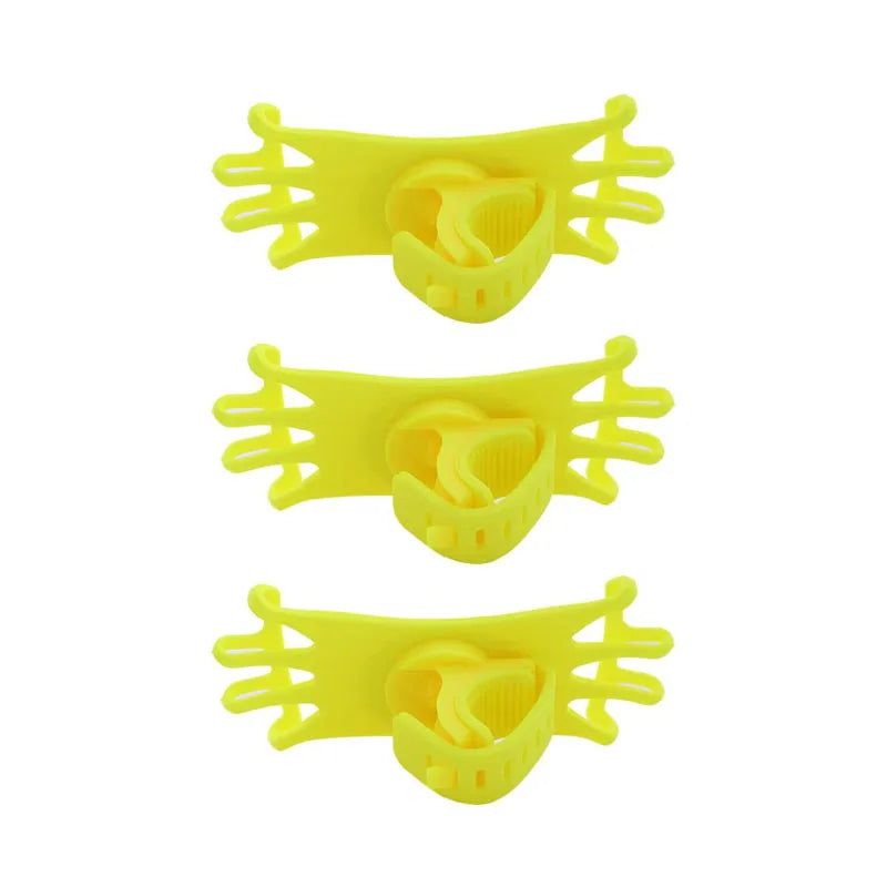 1/2/3pcs Rotatable Mobile Phone Bicycle Motorcycle Holder Bike Safe Bracket Silicone Support Silicone Pull Type Phone Stand Oasis Select 3pcs Yellow