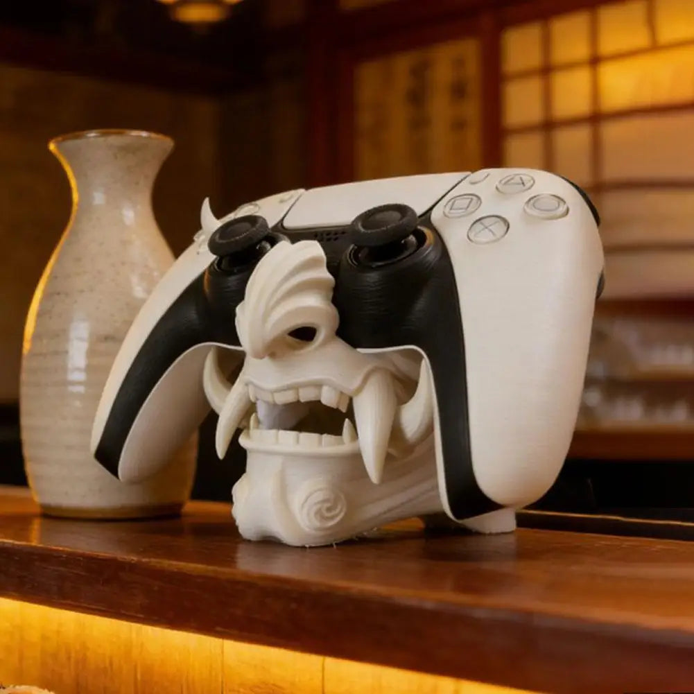 God of War Ghost Mask Controller Stand – 3D Printed PS4/PS5/Xbox