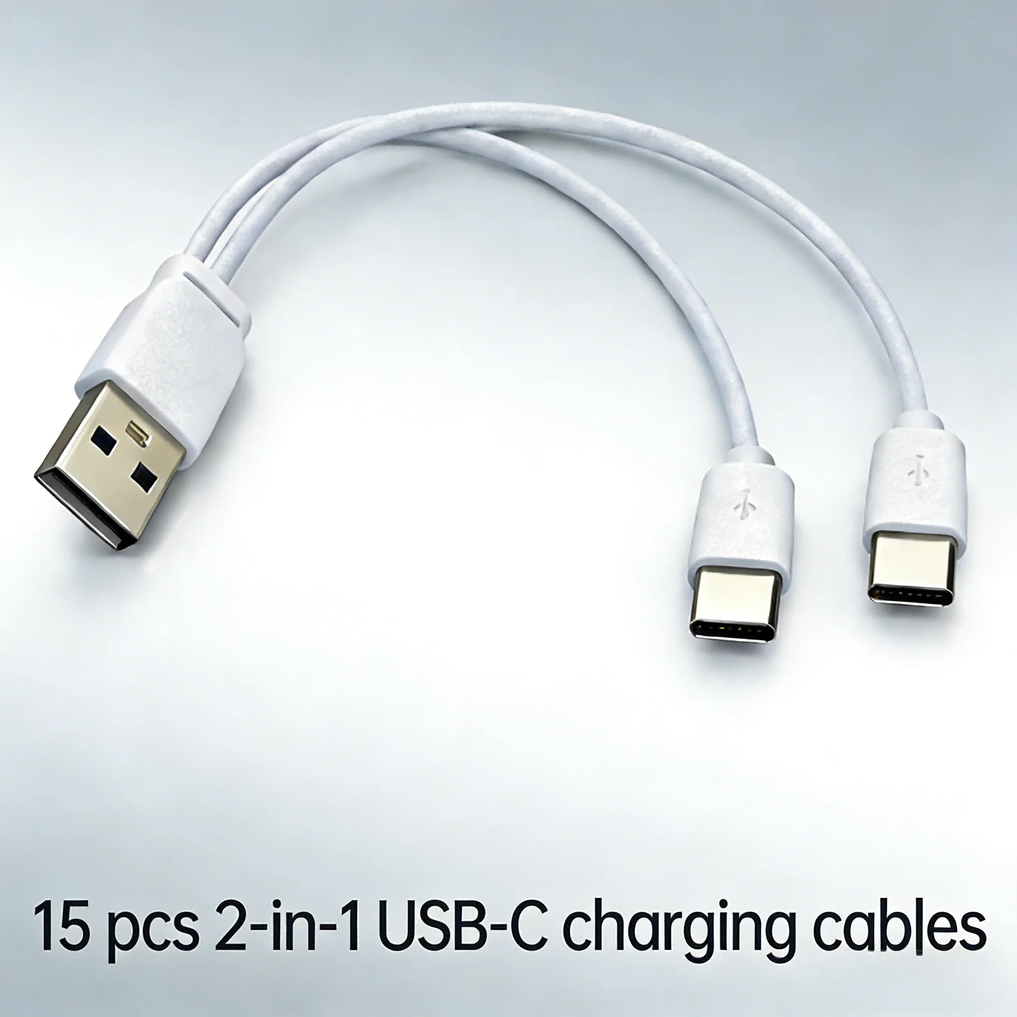 2 in 1 USB-C Charging Cable For Battery And other device Oasis Select 15 PCS Cables