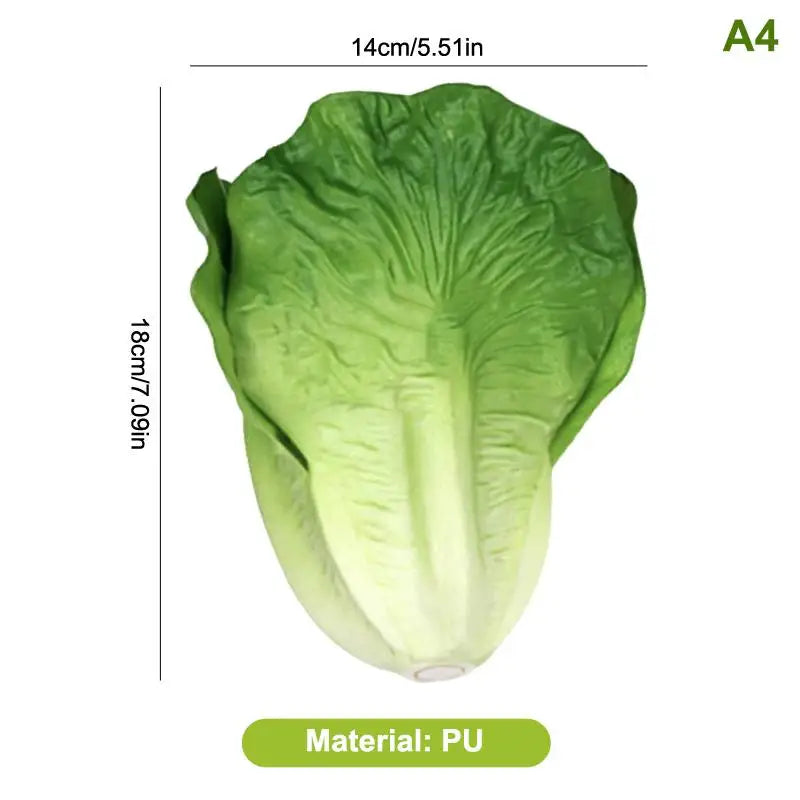 Realistic Artificial Lettuce Simulation Vegetable Models Ideal For Restaurant Displays, Photography Props, And Home Decorations Oasis Select A4