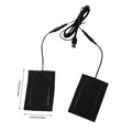 Mitten Heating Pad 5V Winter Heating Pad USB Heating Pad for Women Men 2 in 1 Heating Pad Electric Heated Pad Keep Hands Warm Oasis Select Black