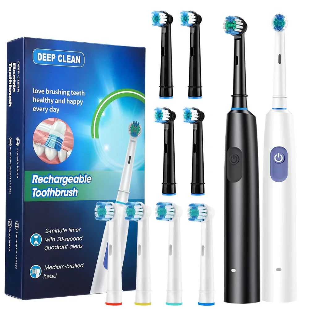 URGGU Sonic Electric Toothbrush – 5 Modes, Timer & 4 Heads