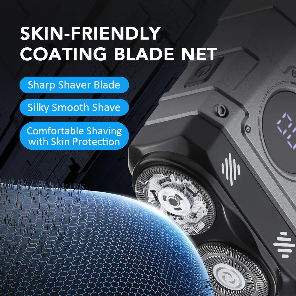 AFDEAL Mini Electric Shaver for Men | USB Rechargeable Travel Razor