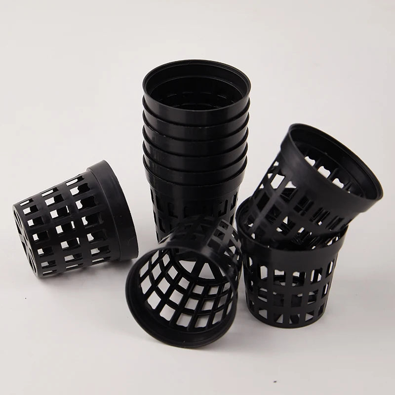 10-Pack Aquarium Plant Basket Cups | Hydroponics Planting Pots