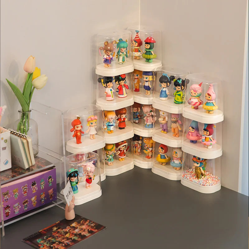 Acrylic display cabinet for collecting characters and blind box toys, equipped with high brightness sensing ambient lighting Oasis Select
