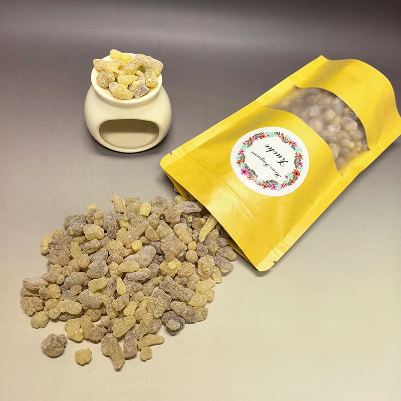 100-500g High-Quality Frankincense Resin,Packed in A High-Sealing Kraft Bag,Church Incense,Air Purifying,Psychological Relaxatio Oasis Select