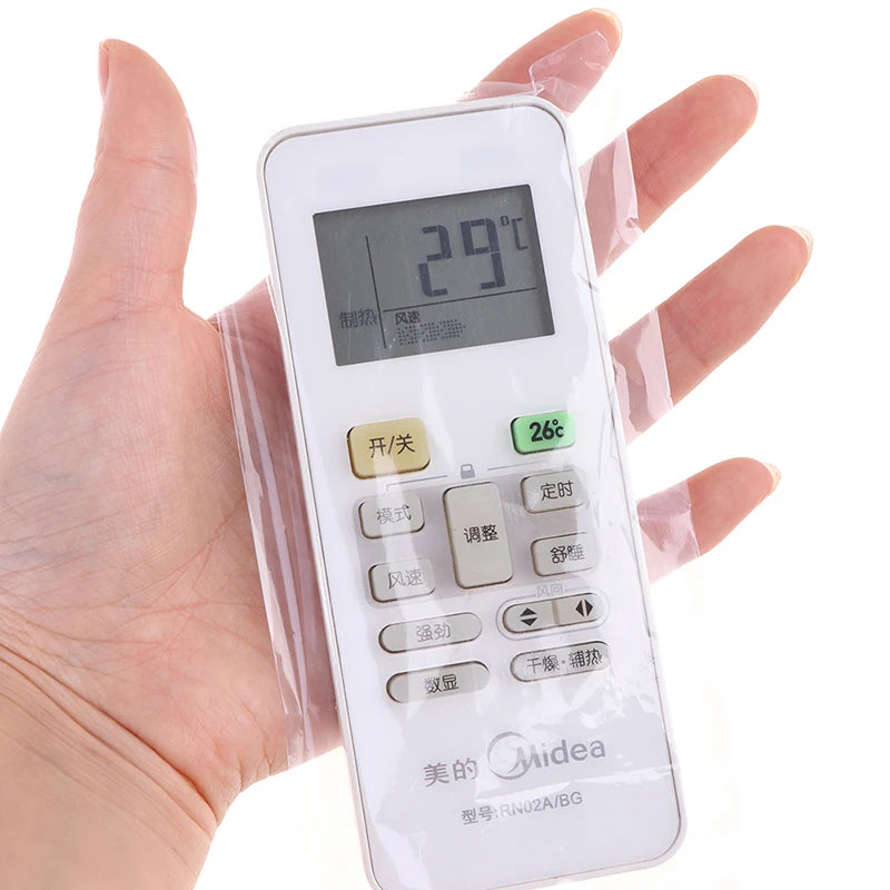 100pcs Transparent Shrink Film Bags Dustproof Protective Cover TV Remote Control Waterproof Protective Cover Home Dustproof Oasis Select
