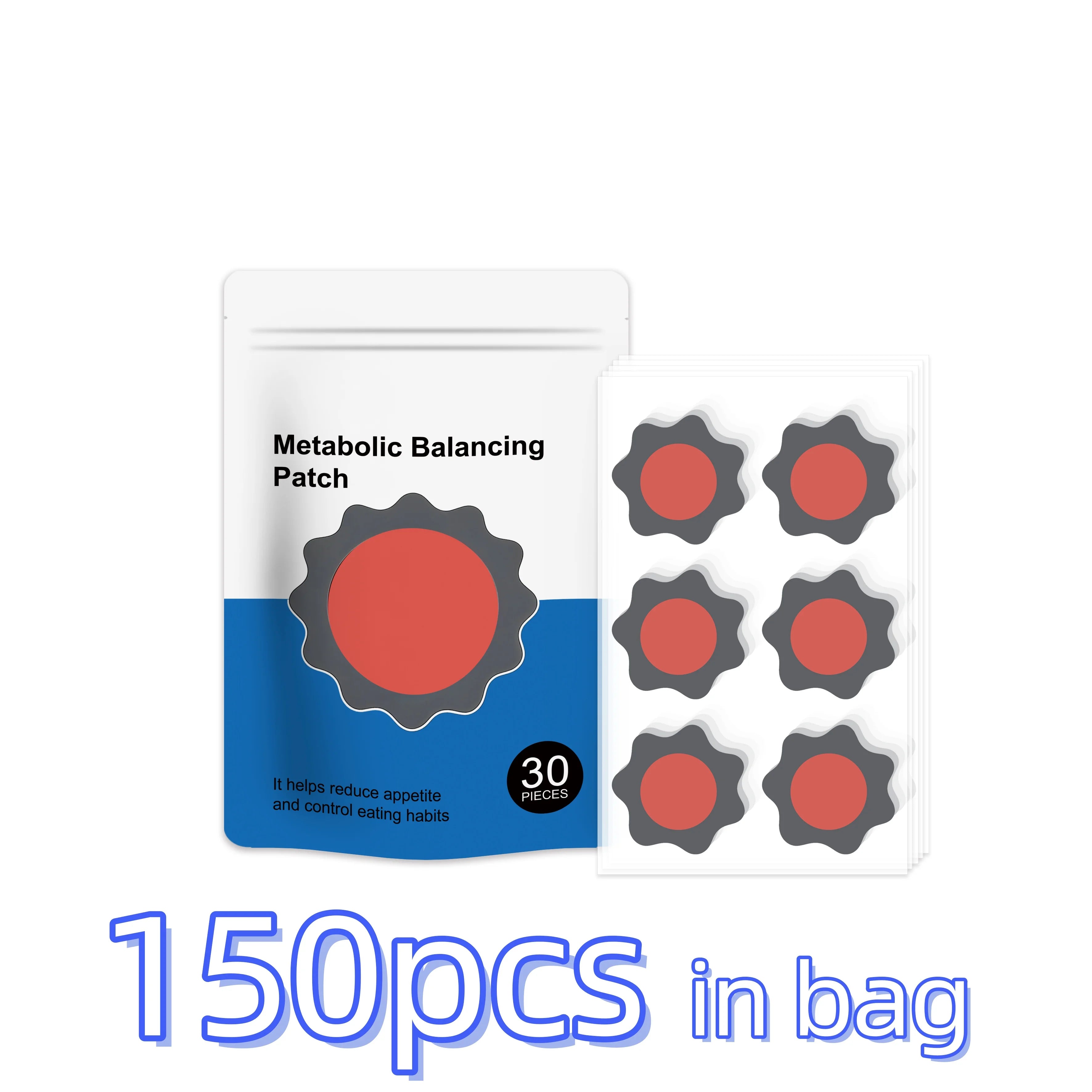 30-Day Body Wellness Patches – Metabolism & Body Contour Body Wellness Patch Oasis Select 30pcs in bag x 5PCS