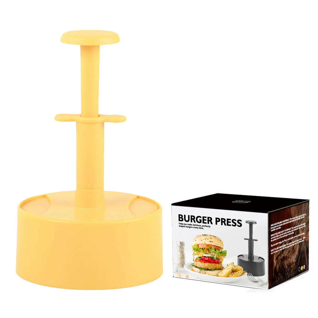 Manual Hamburger Patty Press | Food-Grade ABS Burger Mold