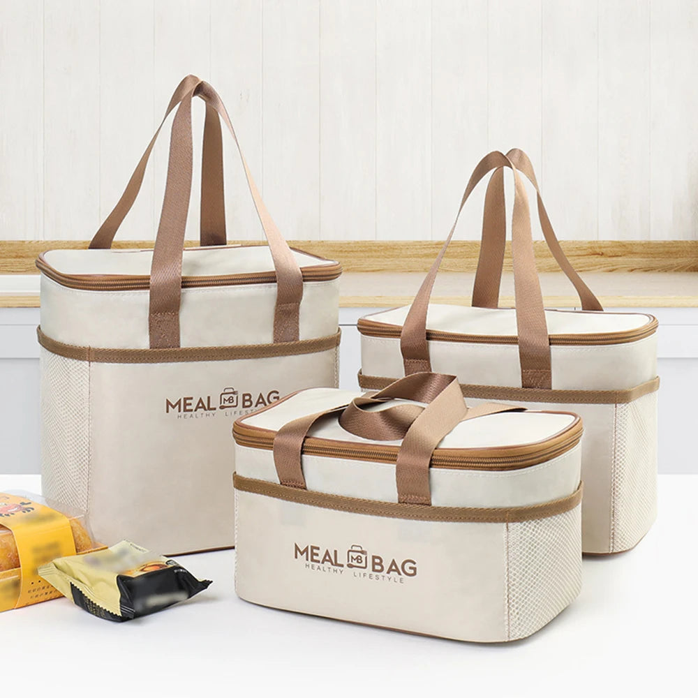 Insulated Lunch Bag – Waterproof, Shoulder Strap, 2-Person