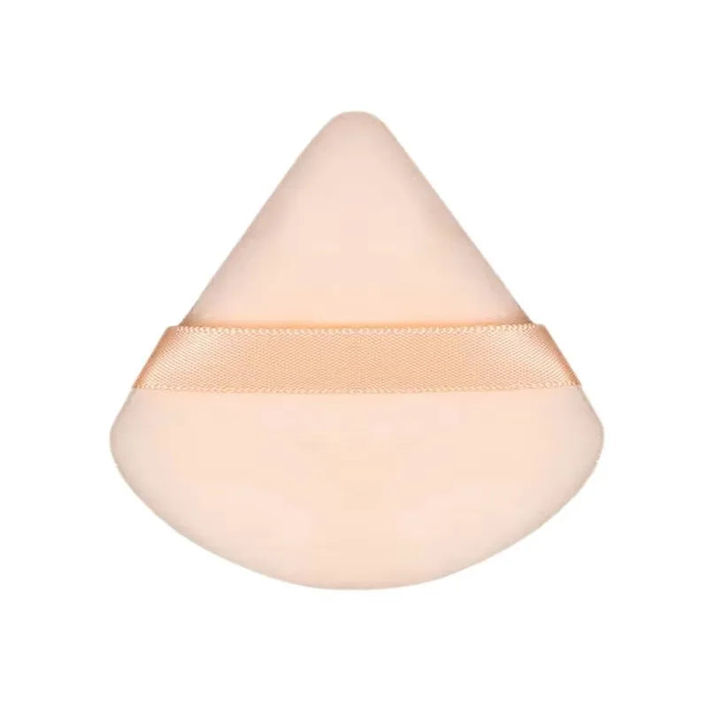 1/3/5/7/9pcs Velvet Cosmetic Powder Pufff Makeup Sponge Puff Dry Use Triangle Makeup Puff Women Soft Smooth Face Makeup Tools Oasis Select 1pcs Beige