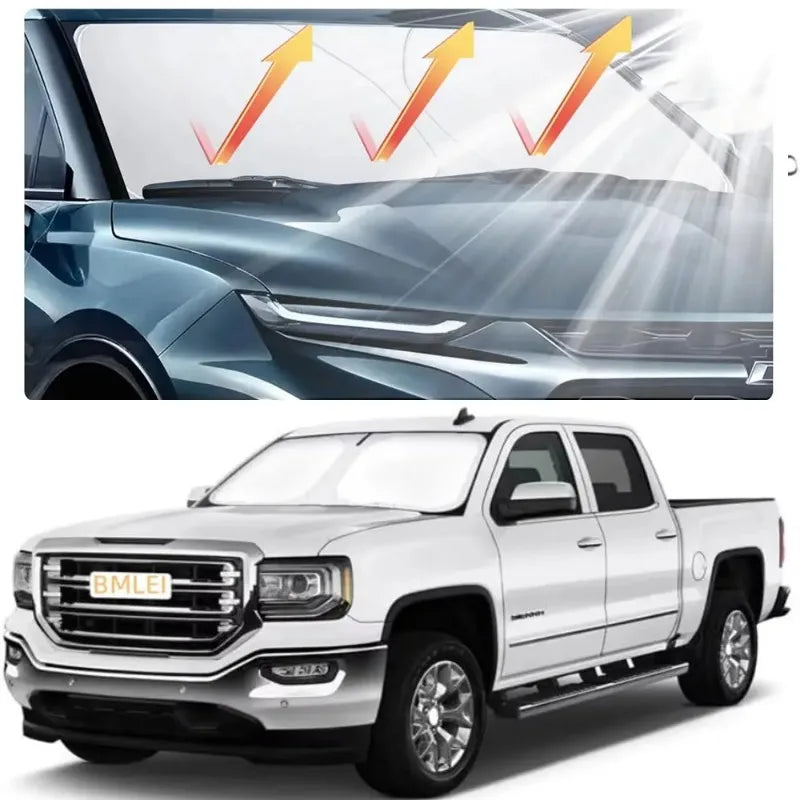 Folding Windscreen Visor Car Front Window Sunshade Cover Sun Shade Windshield New Summer Auto UV Protection Styling Accessories Oasis Select