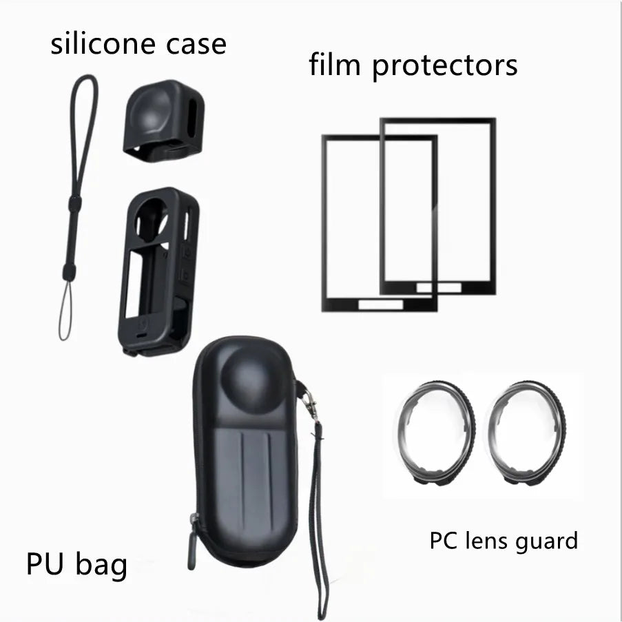 Insta360 X4 Air Protective Case, Lens Cap & Cage Kit