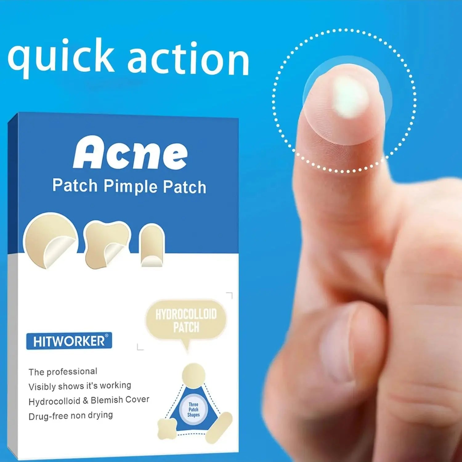 150 hydrogel acne patches - alcohol free, tasteless tea tree oil containing ultra-thin spots for treatment, a must for lovers Oasis Select