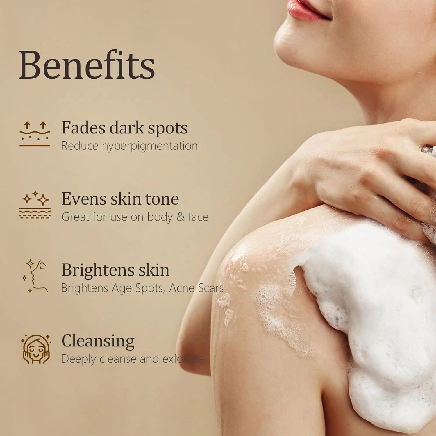 Turmeric Kojic Acid Soap – Brightening & Deep Cleansing Bar