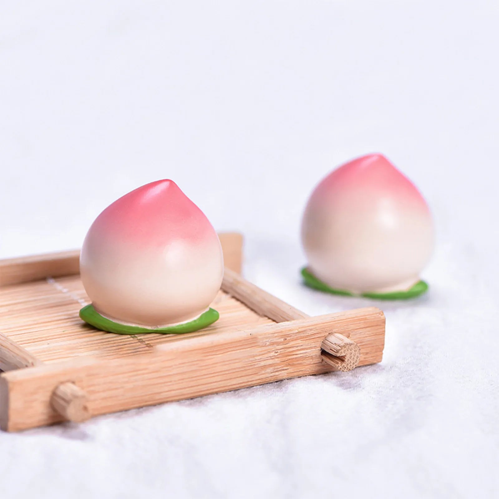 Miniature Resin Fruit Figurines – Litchi & Strawberry Desk Decor Miniature Figurine Oasis Select H One Size