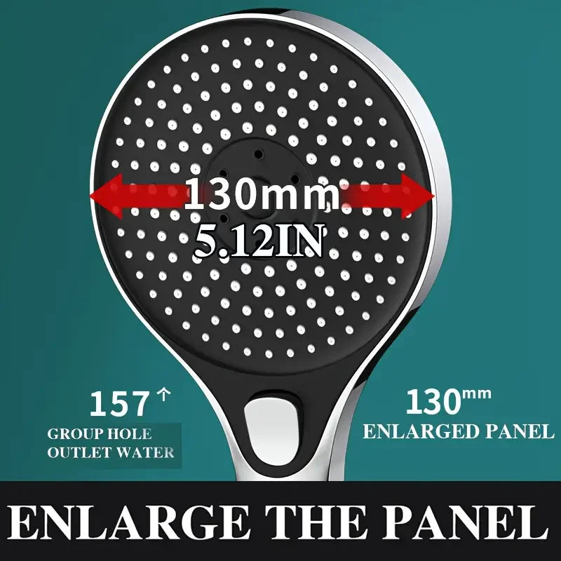 3-Speed High-Pressure Large Panel Shower Head Combo Set
