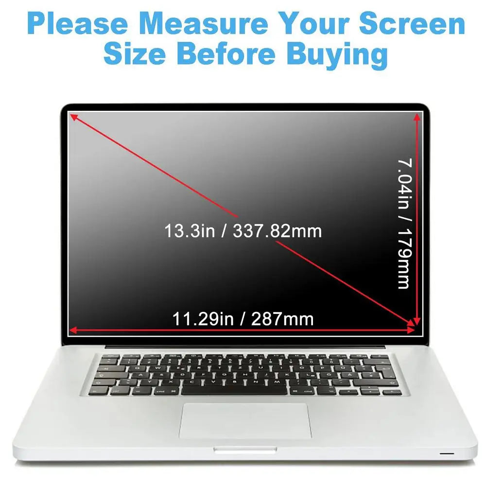 Privacy Screen for Laptop Computer Screen Privacy Shield Removable Anti-Scratch Protector Film for Computer Monitor and Laptop Oasis Select 13.3 in