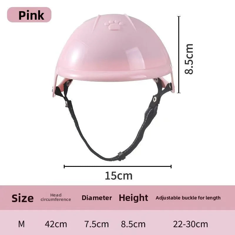 Helmet Fashion Dog Cat Motorcycle Pet Dog Helmet Pet Accessories Oasis Select B