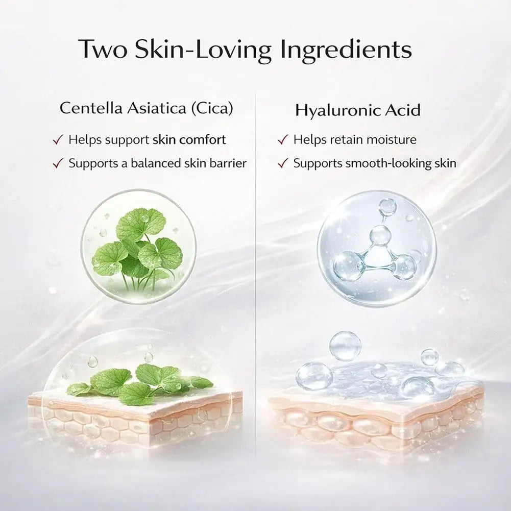Centella Asiatica Face Cream Nourish Dry Skin Smoothing Rejuvenation Strengthen Barrier Non Irritating Cream Facial Moisturizer Oasis Select
