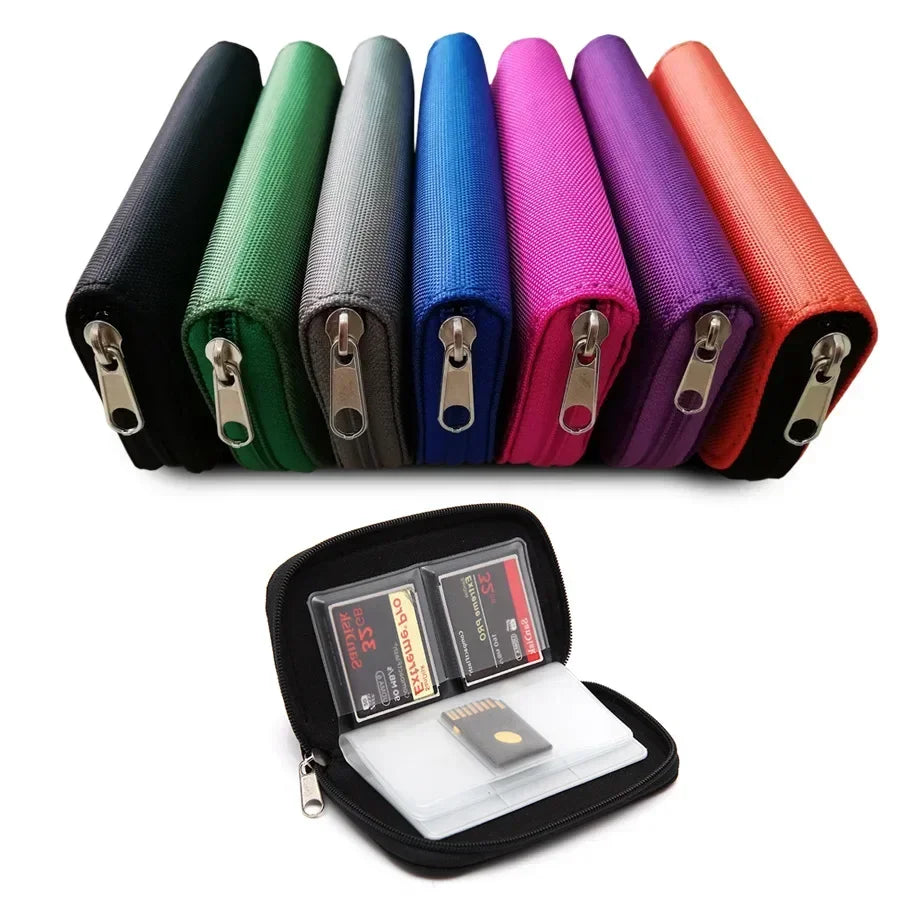 22 in 1 Game Memory Card Storage Bag Carrying Case Holder for CF/SD/Micro SD/SDHC/MS/DS Memory Card Collect Box Oasis Select