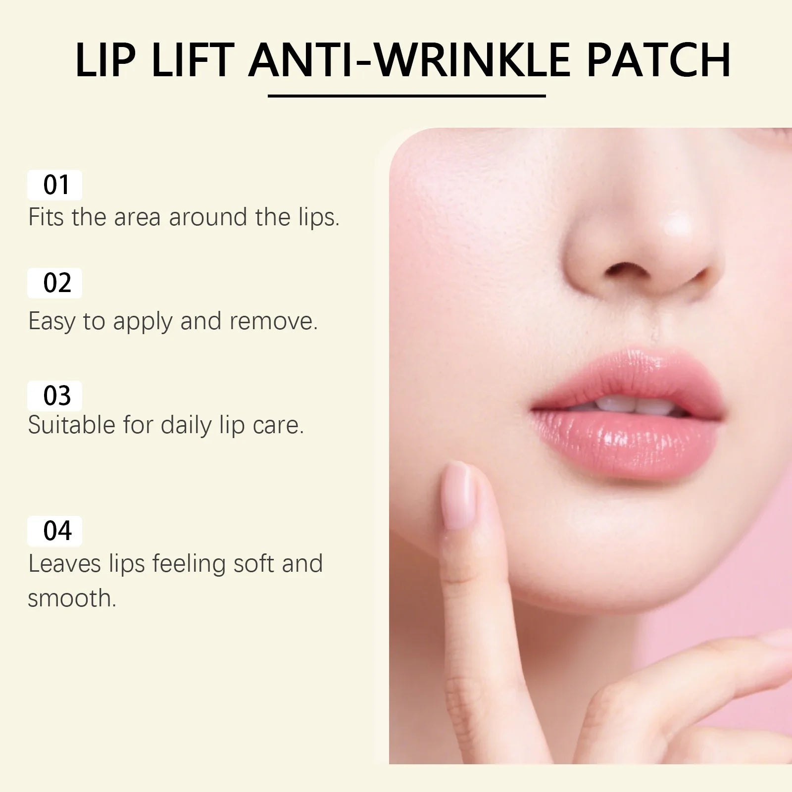 Hanchobit Lip Smoothing Patches – Hydrating Anti-Wrinkle Care