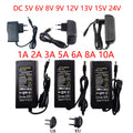 DC 12V Power Supply 12V 5V 6V 8V 9V 12V 13V 15V 24V 1A 2A 3A 4A 5A 6A 7A 8A 10A 220V TO 12V Power Supply Adapter For LED Strips Oasis Select DC 13V 6A US Plug