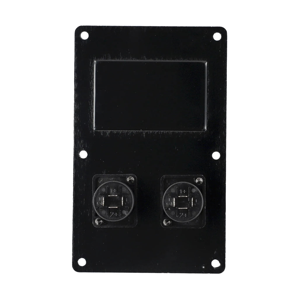 Aluminum Plate Socket Junction Box Back Panel High-quality Material Long-lasting Use Multiple Connections Sturdy Construction Oasis Select
