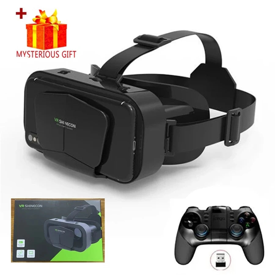 Shinecon 3D VR Headset Glasses for iPhone & Android | 110°–120° FOV
