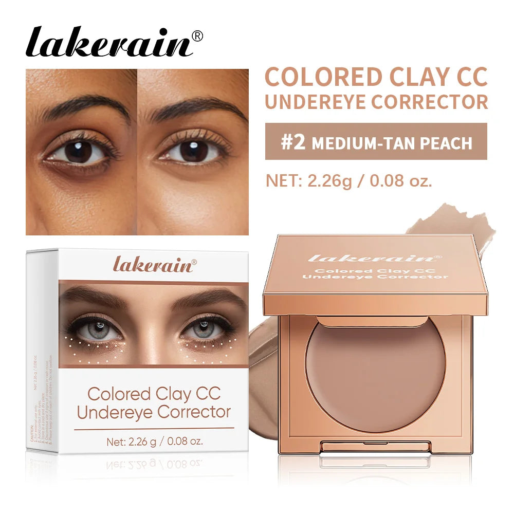 Eye Concealer Brightening Skin Tone Waterproof & Full Coverage Instantly Covers Dark Circles Radiant Glow Concealer Cosmetics Oasis Select 2Medium Tan Peach
