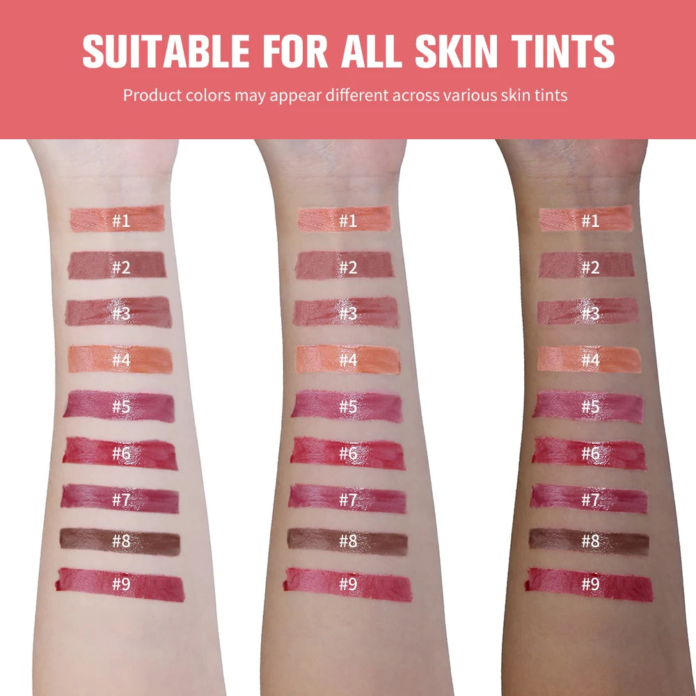 JuicePop Box Lip Tint Hydrating Oil Lip Gloss Long Lasting Waterproof Lightweight Nourishing Lip Stain Makeup Oasis Select