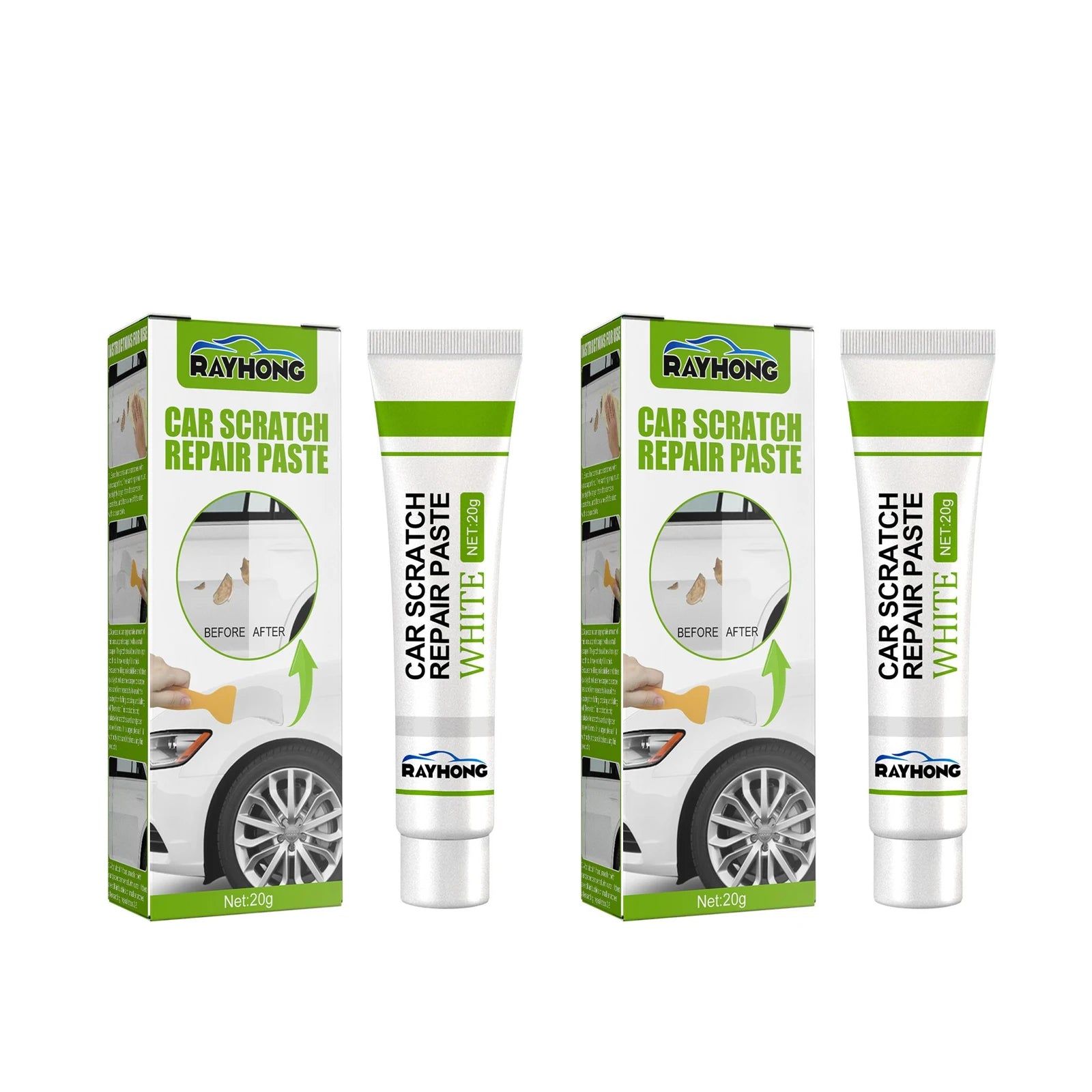 Fiberglass Repair Paste Bonding Strong Quick Dry Little Putty Long Strand Fiber Deep Cracks Car Scratch Remover Paste Fix Tools Oasis Select 2sets boxed