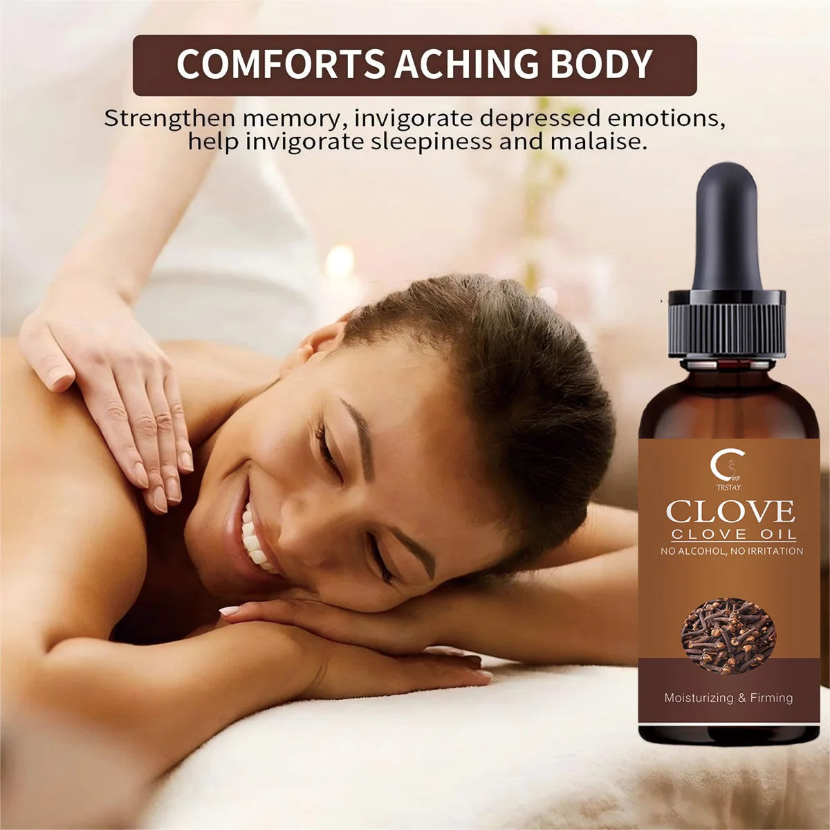 TRSTAY Moisturizing and Firming Skin Oil Improves Sleep, Skincare and Massage Oil Oasis Select