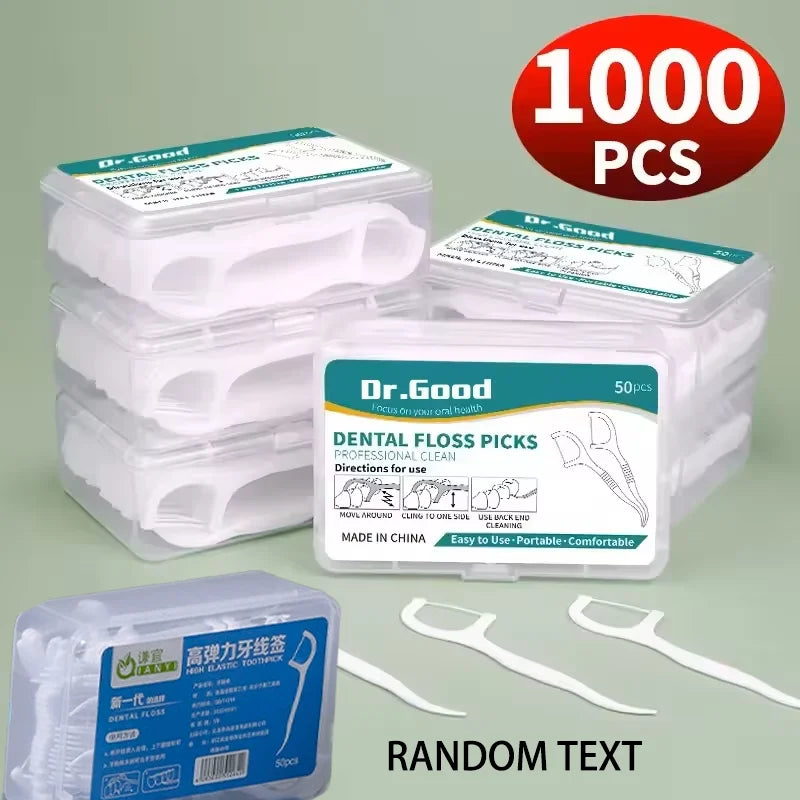 50/150/300/600/1000 PCS dental floss sticks oral care tools Oasis Select 6 boxes with 300PCS