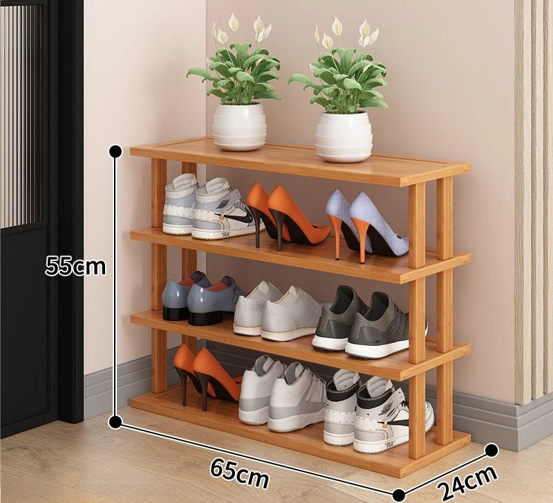 Home economy door multi-layer shoe storage artifact saves space, rental house shoe cabinet, shoe rack Oasis Select 4 layers 65