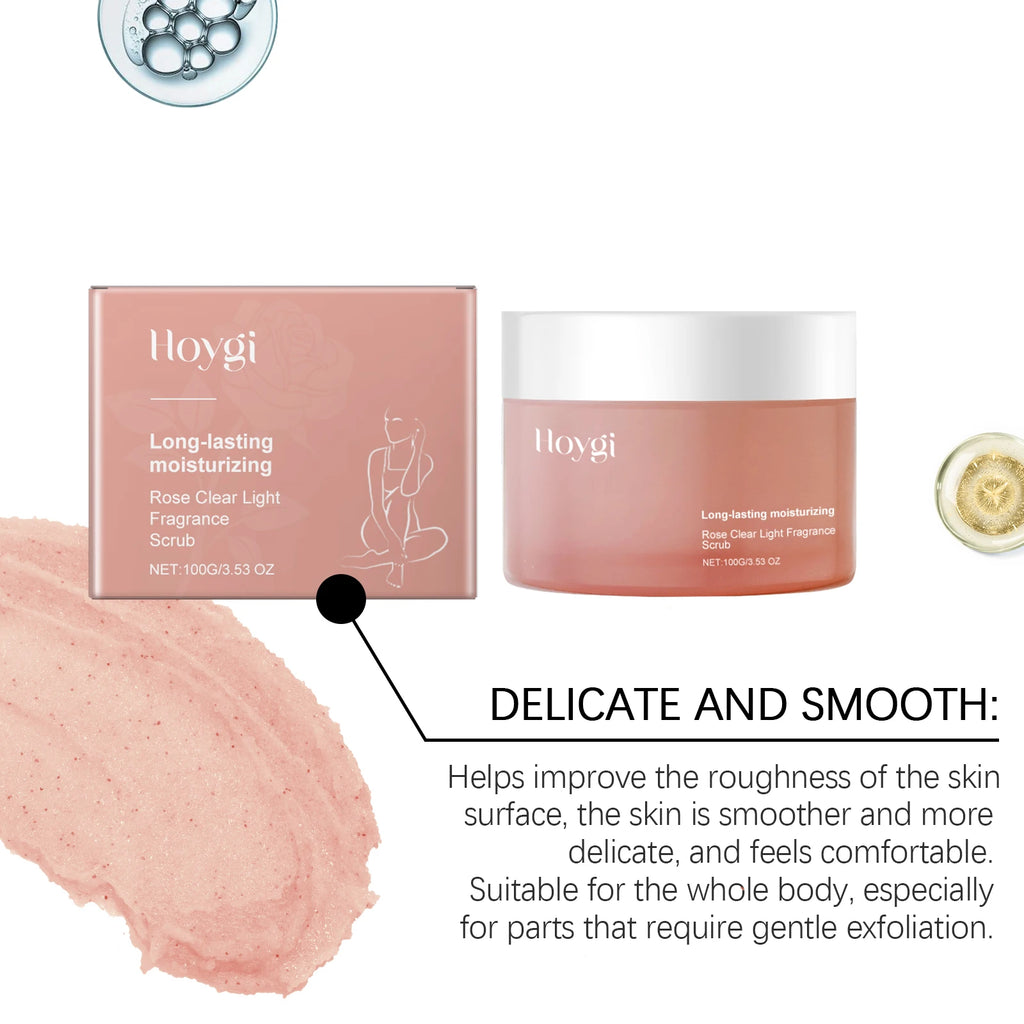 Hoygi Natural Rose Exfoliating Body Scrub – Smooth Skin
