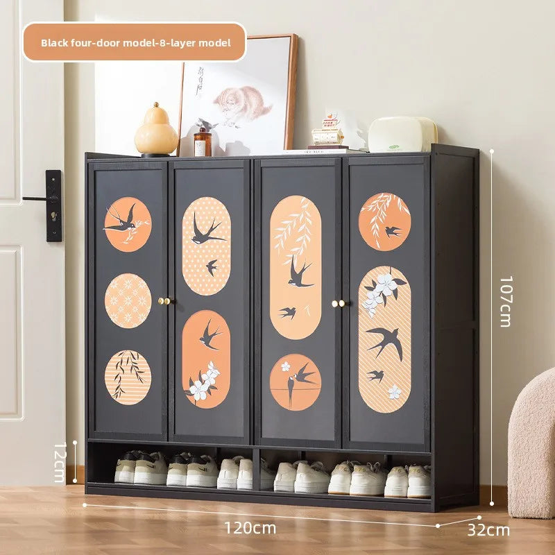 Shoe cabinet at the entrance of the house, household porch storage cabinet, retro shoe rack at the entrance Oasis Select 4-8