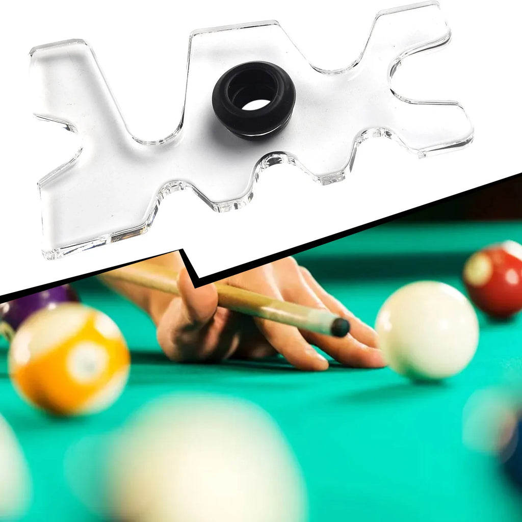 1pc 115*65*5.5mm Billiard Cue Racks Pool Cue Holders Bridge Billiard Transparent Acrylic Cue Racks Cue Holders Accessories Oasis Select