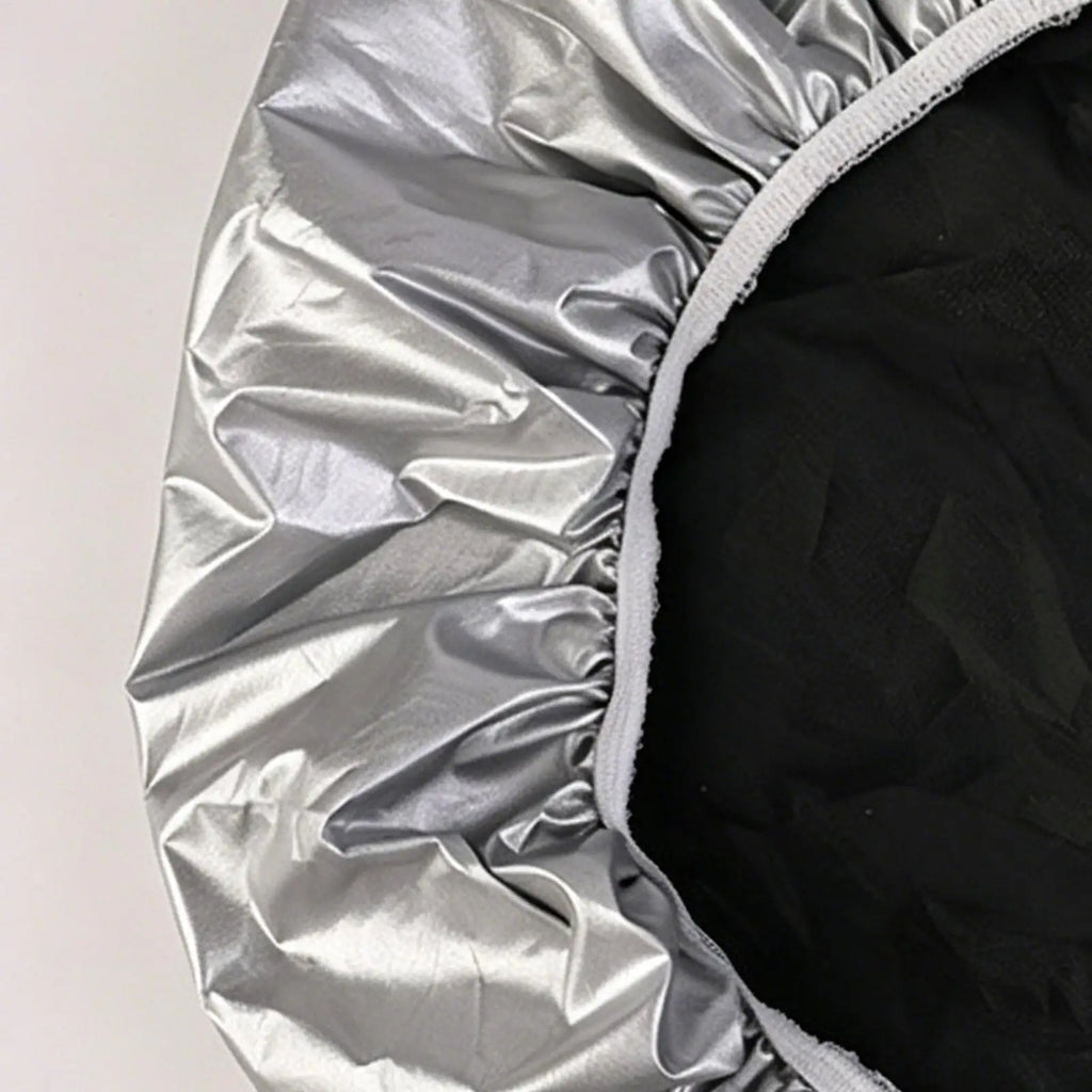 42cm Car Steering Wheel Sun Block Silver Coated Cloth Sun Shade Cover Auto Steering Wheel Sheath Sunscreen Insulation Accessorie Oasis Select