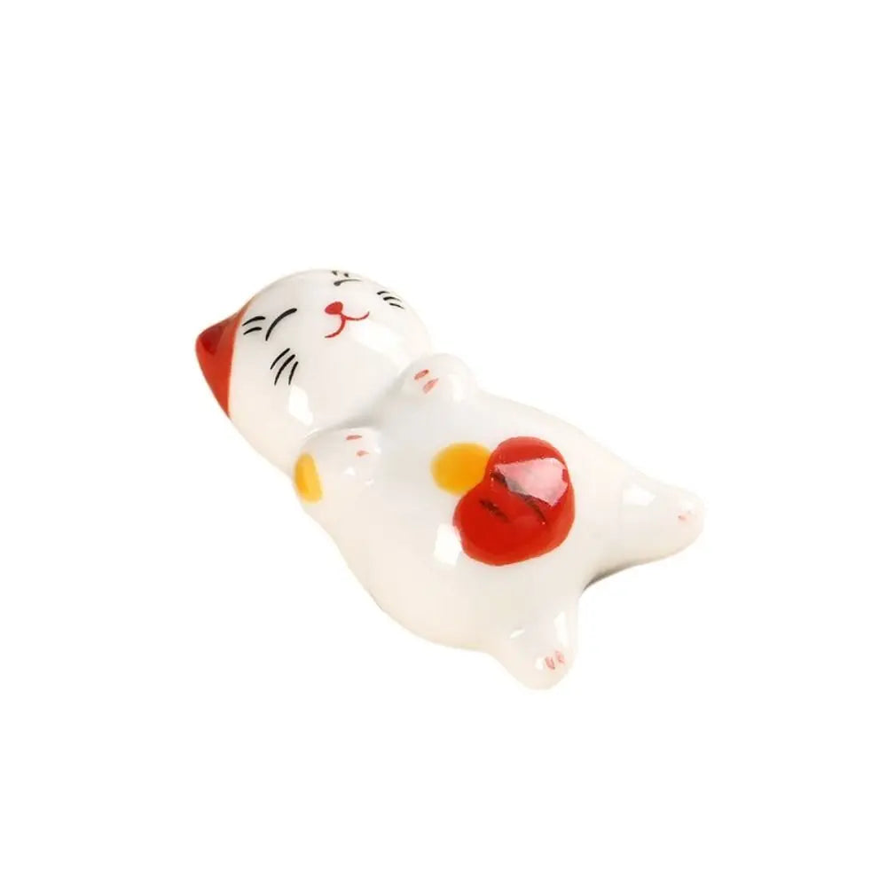 Cute Animal Chopstick Holder Rest – Ceramic Table Utensil Rest