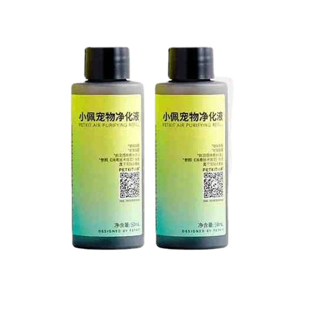 Sterilization Deodorization Liquid for PETKIT Cat Litter Box Special Purification Concentrate Pear Fragrance Cleaning Deodorant Oasis Select 2 bottles
