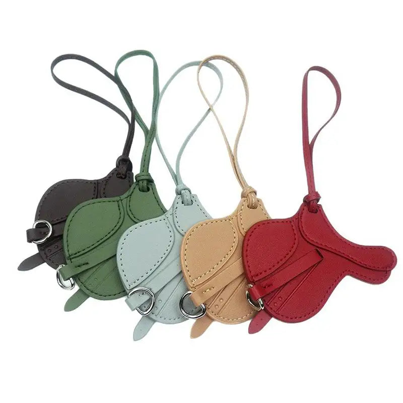 Equestrian Elegance Crafted Bag Charm - Statement Piece Made With Premium Thick PU Leather, Palmsize Oasis Select