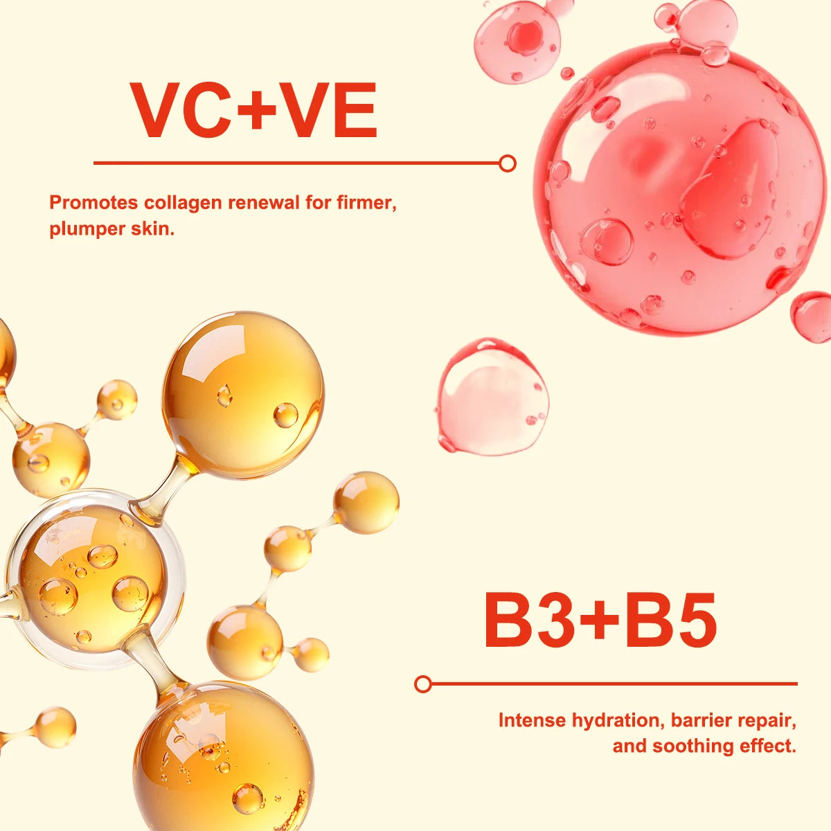 Multivitamin Collagen Liquid Essence – Vitamin C B E Brightening Serum Face Serum Essence Oasis Select
